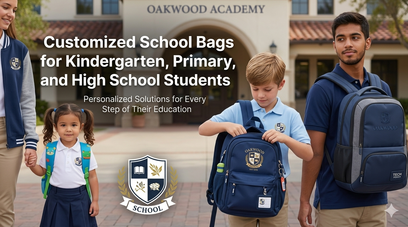Customized School Bags for All Student Age Groups